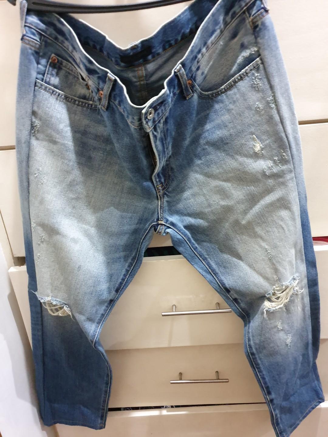 mens jeans size to women's