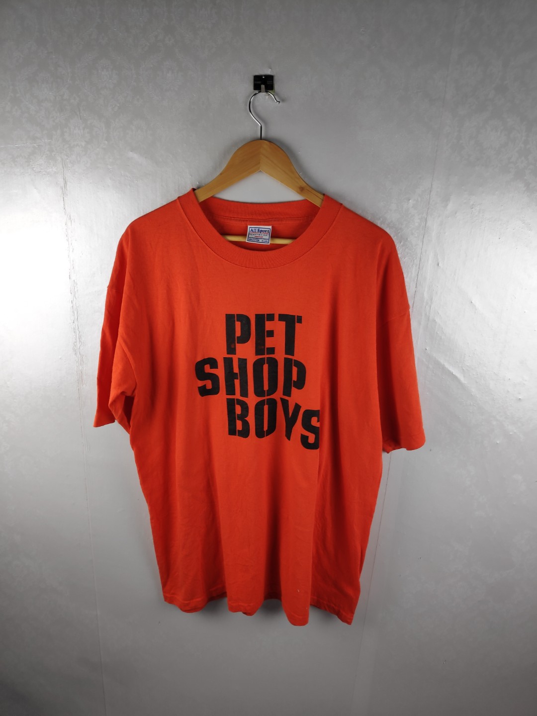 Vtg 90s Pet Shop Boys Pop Duo Band Tshirt Men S Fashion Clothes