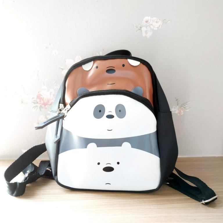 we bare bears backpack miniso