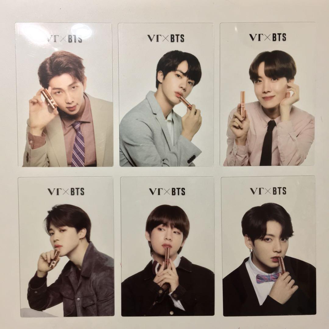 Wts Vt X Bts Transparent Photocard Pc Card Entertainment K Wave