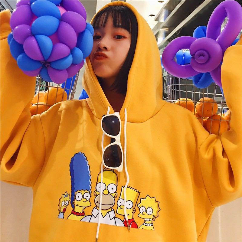 Yellow Bart Simpsons Hoodie