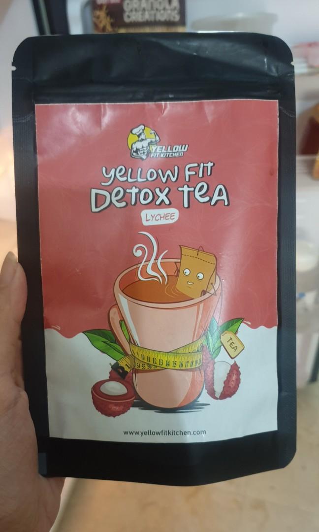 Yellow Fit Detox Tea Rasa Leci Health Beauty Perfumes Nail
