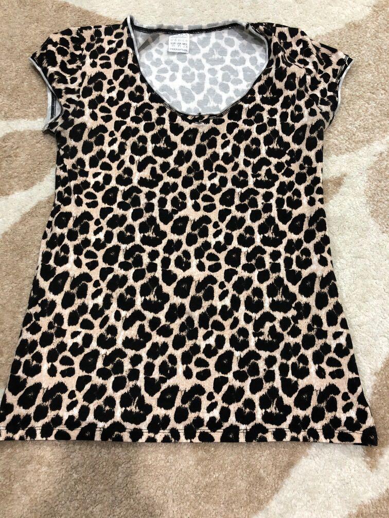 Zara kaos leopard, Fesyen Wanita 