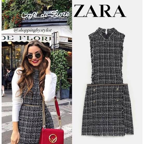 Zara tweed jumpsuit