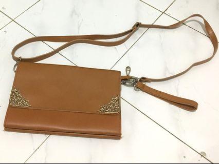 Brown Clutch