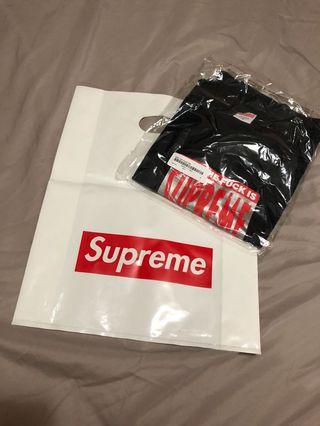 Supreme T恤 正品 全新 who the fuck is supreme