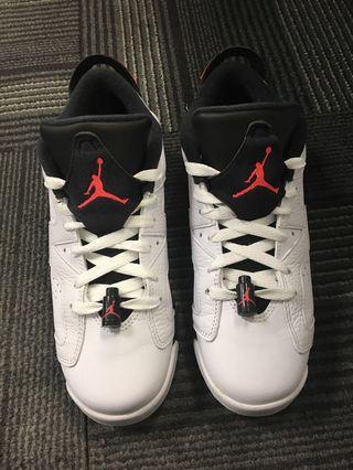 jordan 6 infrared white low