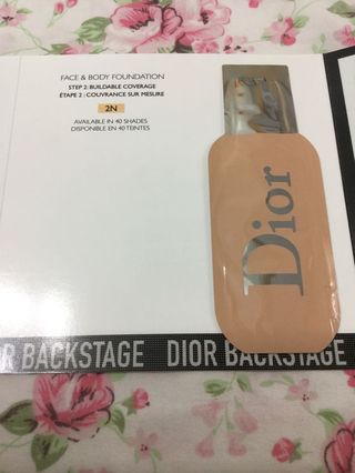 包郵 Dior backstage foundation primer 粉底打底霜試用 sample64210933146369110