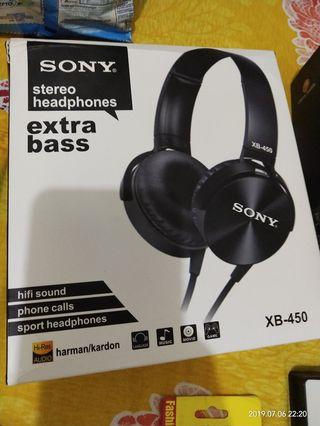 Original Brandnew Sony Stereo Headphone XB450