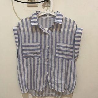 baju garis biru