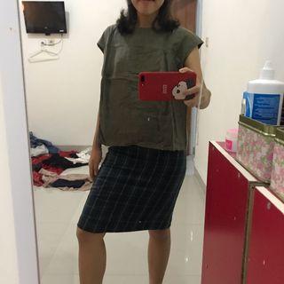 satu set baju dan rok