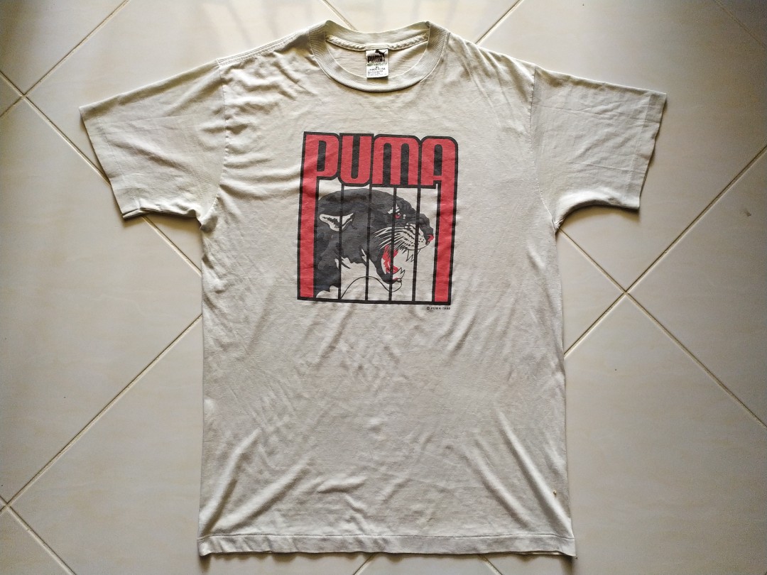 80s Puma vintage tshirt Men s Fashion Tops Sets Tshirts