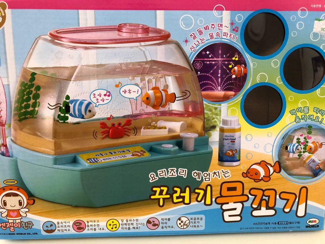韓國玩具音樂磁力魚缸 玩具 遊戲類 玩具 Carousell