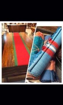 Abel Iloco Handwoven Table Runners (Category: Table Linen & Textiles) located in Quezon City. Submitted by ViganCasaAbelIloco (Listing ID 237791345, Image 2). Description: TABLE RUNNERS ✅💯 handwoven by skilled Ilocano Weavers ✅high quality •TABLE RUNNERS Available in the following APPROXIMATE SIZES: -36 inches length -200php 52 inches-400php(4 seater) 65 inches (recommended for 6 seater) -600php 82 inches ( for 8 seater)-800php 102 inches (recom