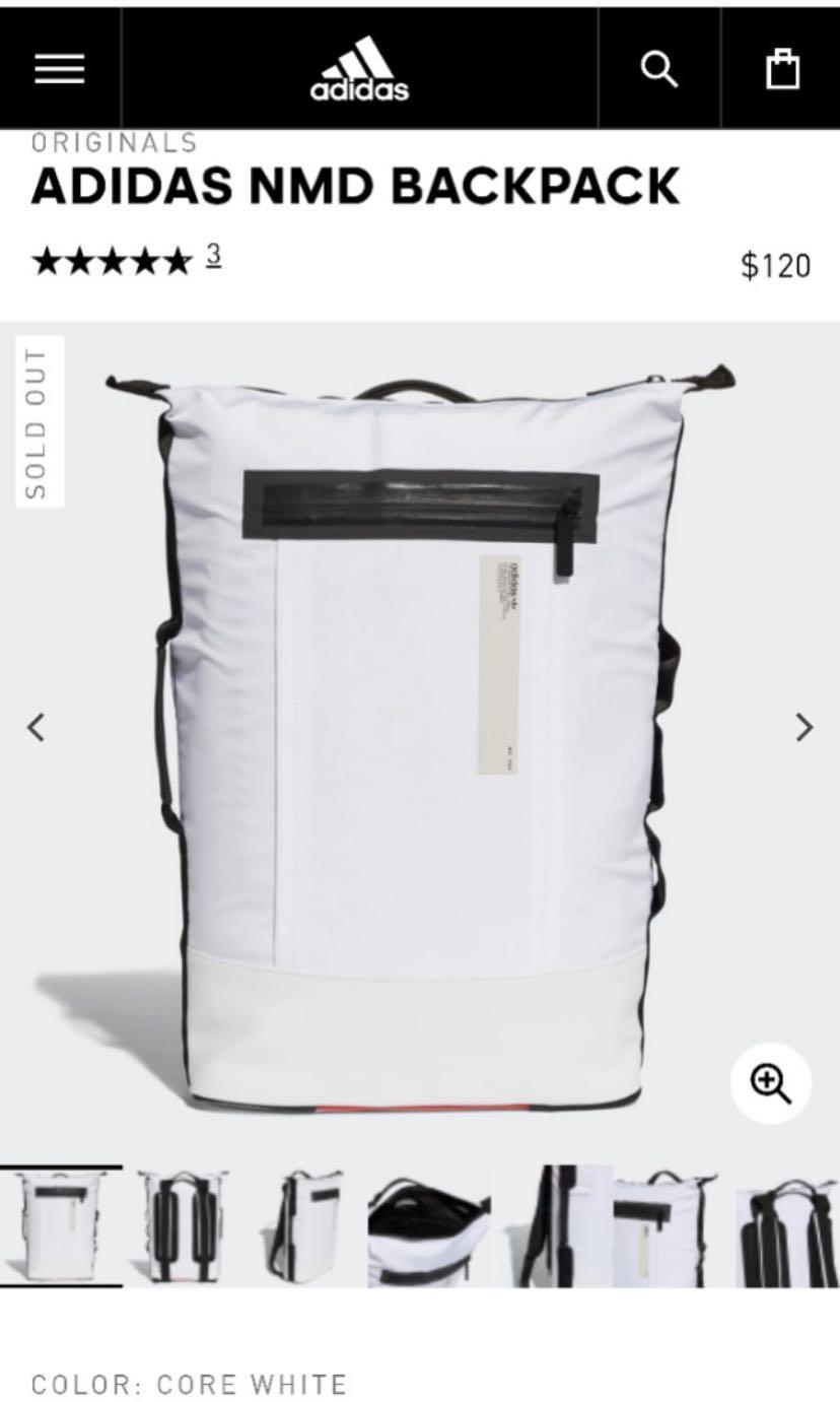 adidas originals nmd backpack white