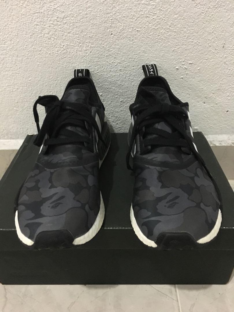 Adidas nmd r1 online bape black camo