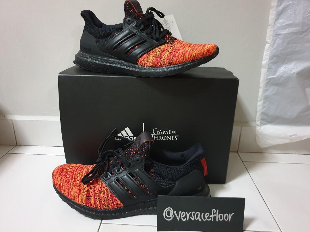 Adidas Ultraboost Game of Thrones Targaryen Dragons US 9 Men s Fashion Footwear Sneakers on Carousell