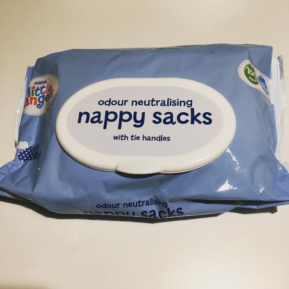 Asda nappy sacks top