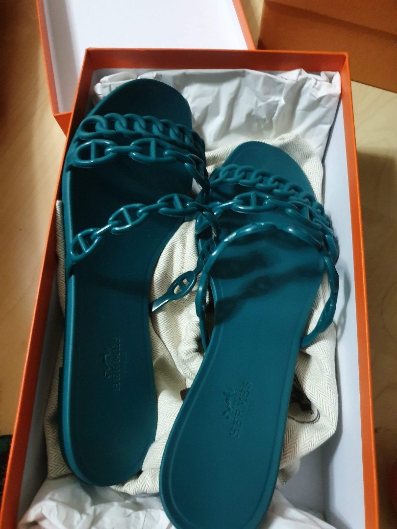 Hermes rivage jelly sandals hot sale