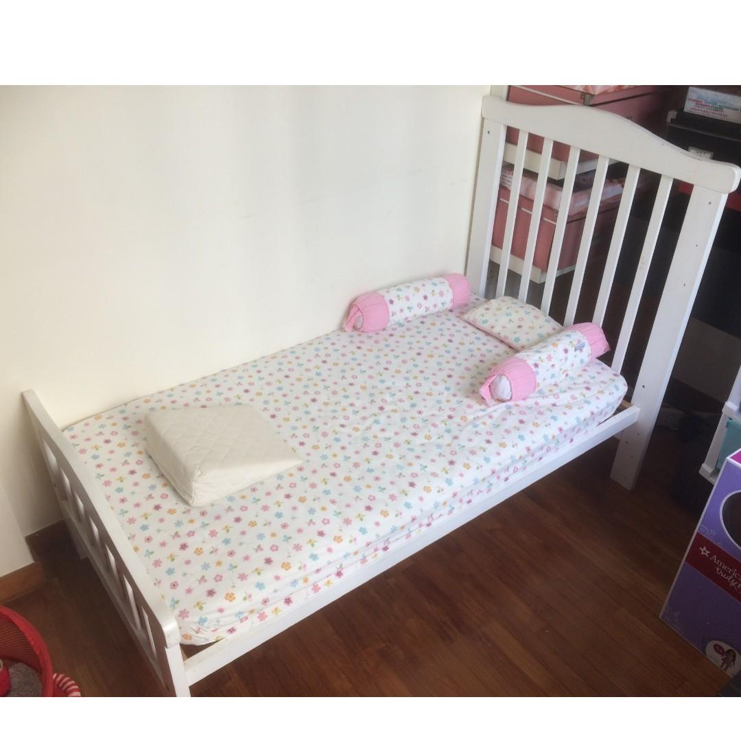 Baby Cot with 3Level Sliding Side, Babies & Kids, Baby Nursery & Kids Furniture, Cots & Cribs