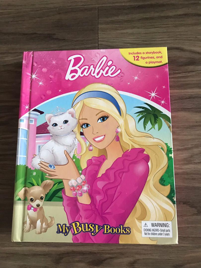 barbie busy book