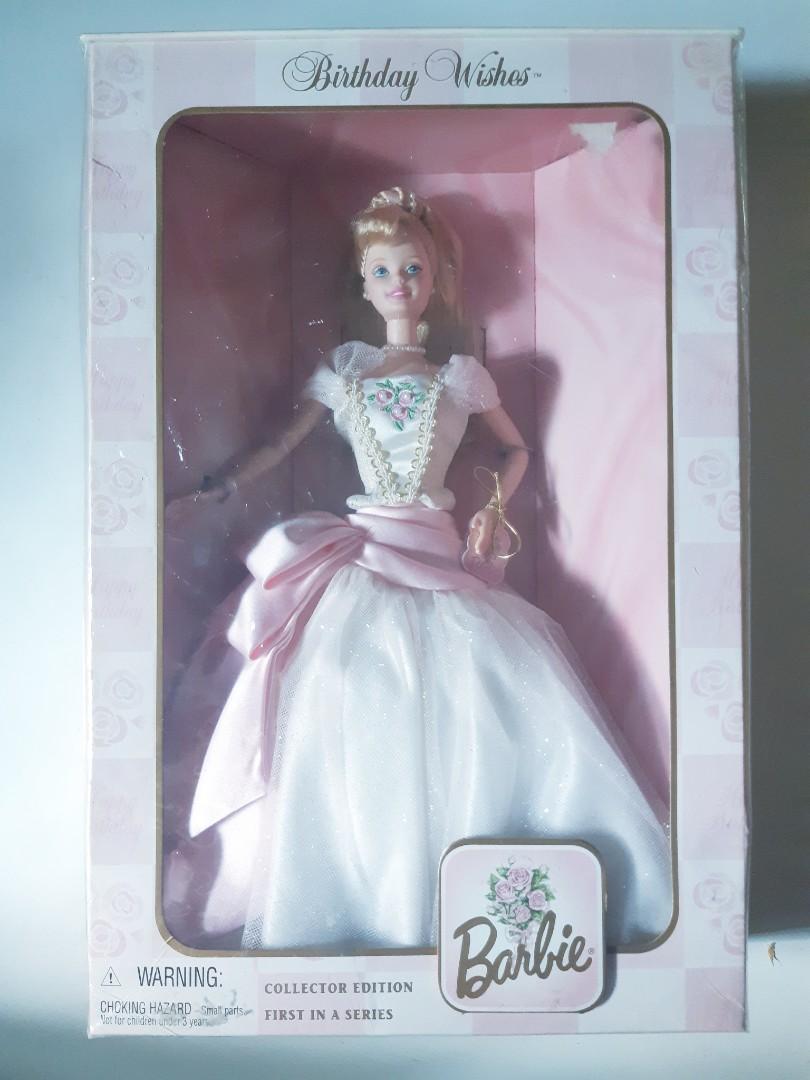 birthday wishes barbie collector edition first in a series