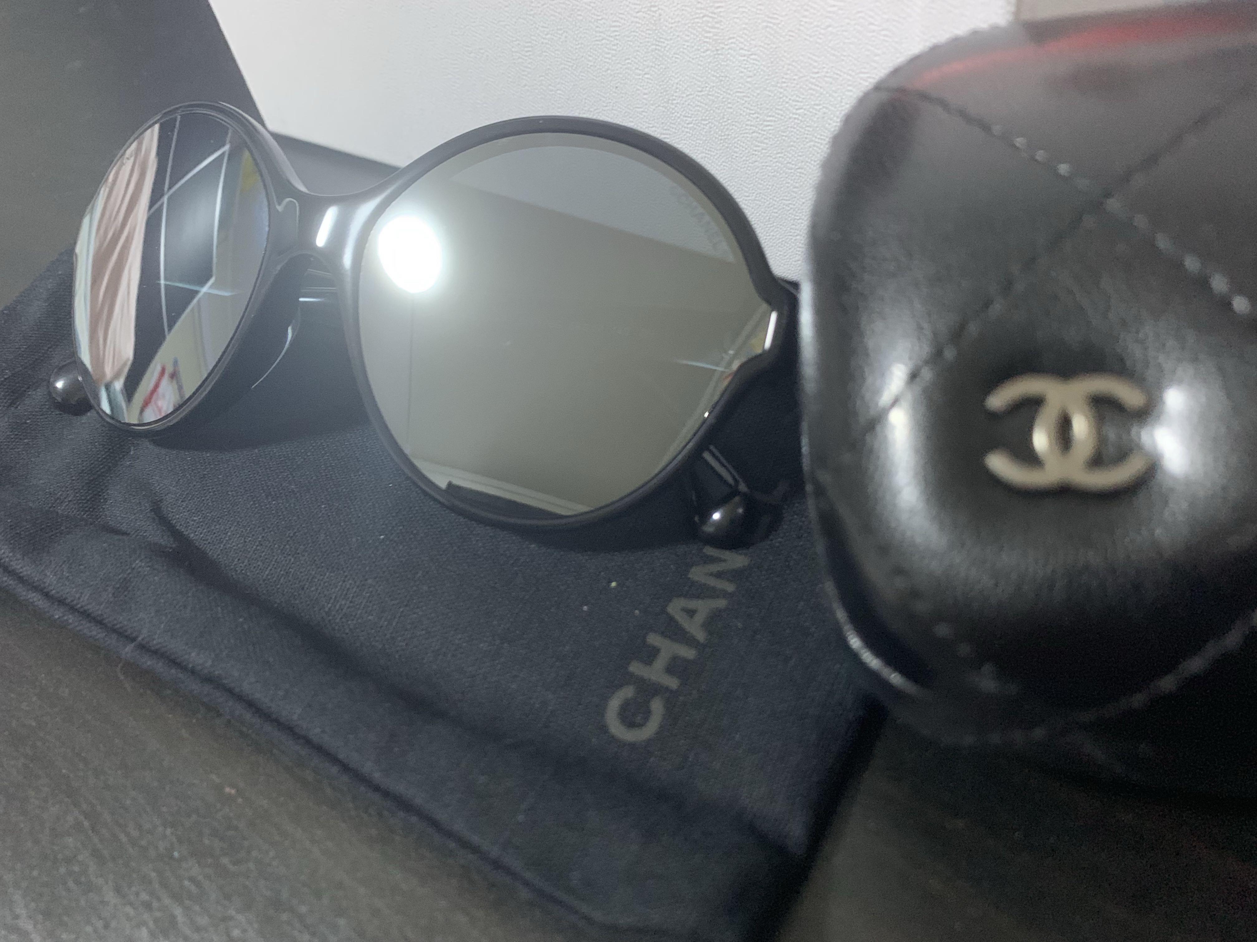 chanel reflective sunglasses
