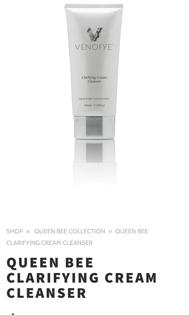 venofye clarifying cream cleanser