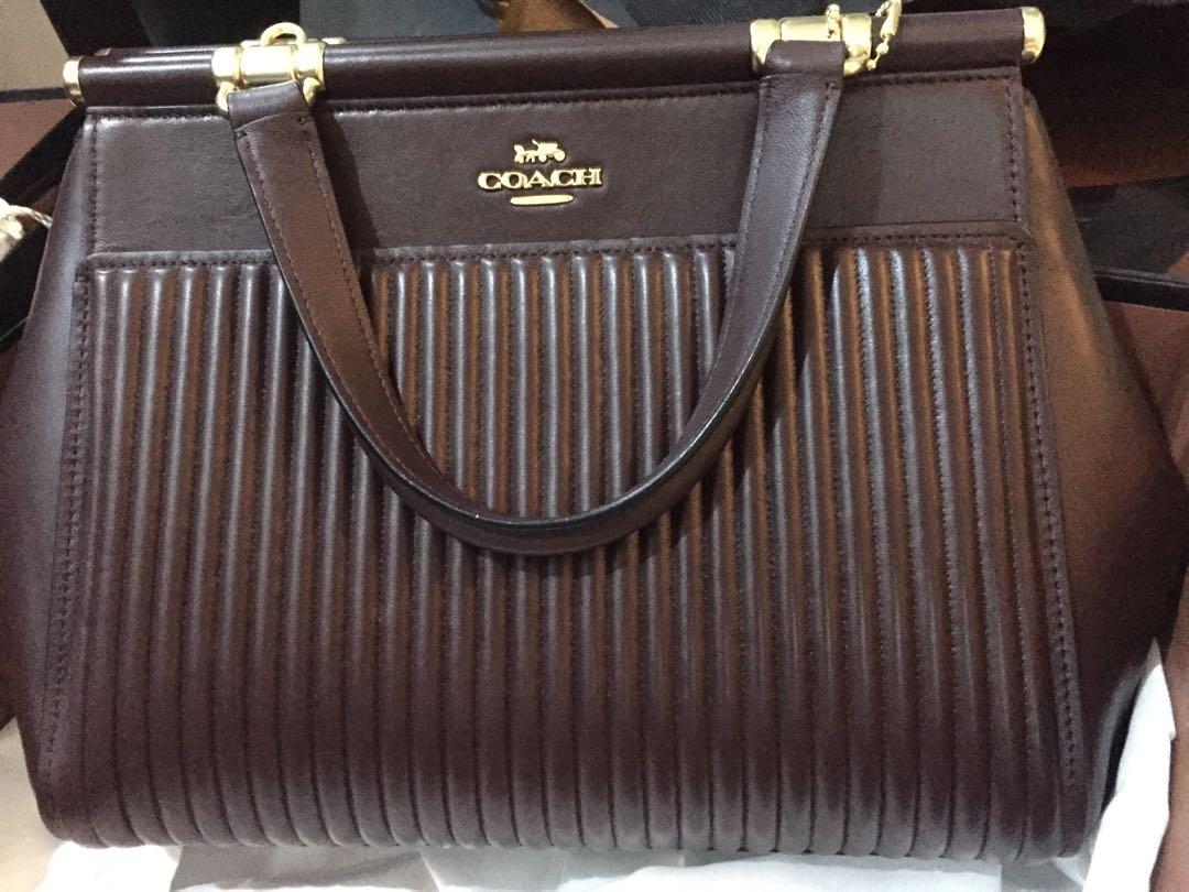 Coach grace hotsell bag oxblood