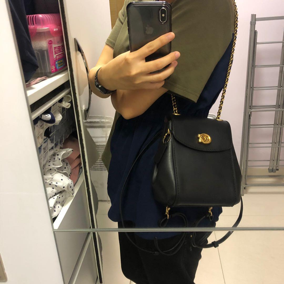 Coach Parker 16 Black Discount Sale, UP