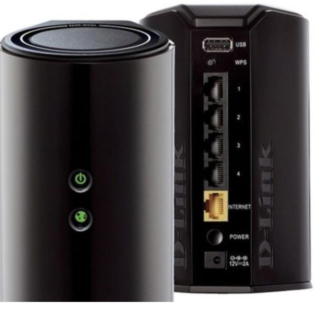 D-Link Wireless Dual-Band Gigabit Router (DIR-850L), free cable modem ...