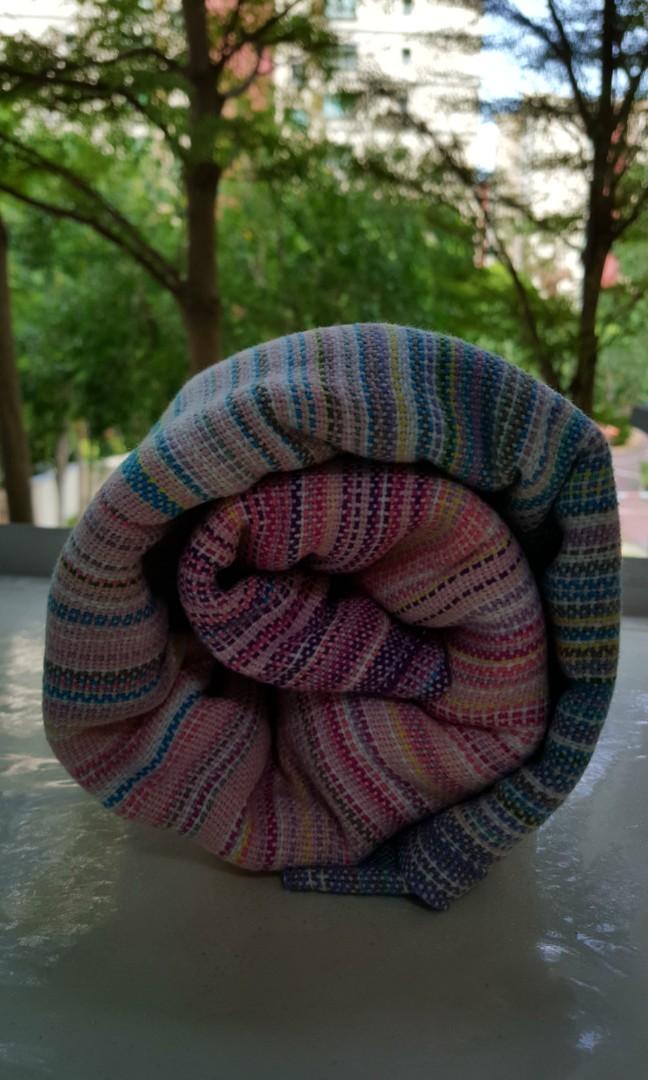 Erizo handwoven cotton ring sling