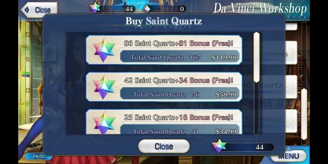 Fgo Na Global Legal 167 Sq Top Up Toys Games Video