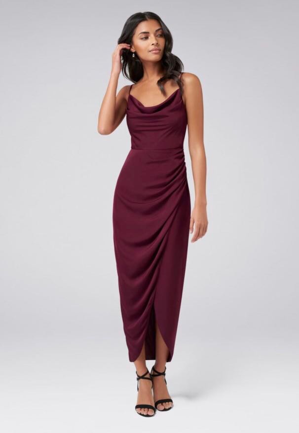 Forever new on sale maroon dress