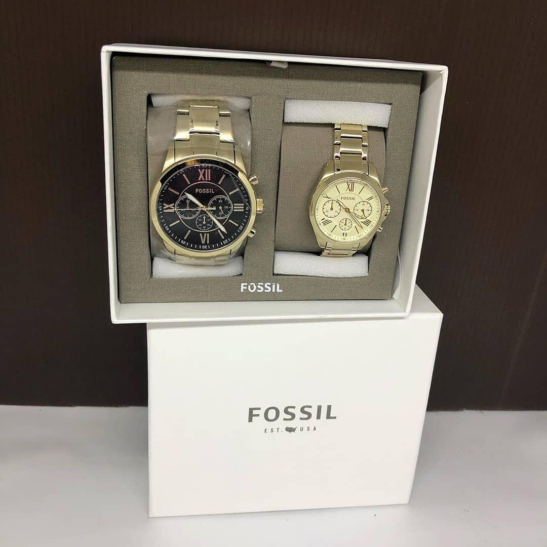 Fossil Couple Watch BQ2145set