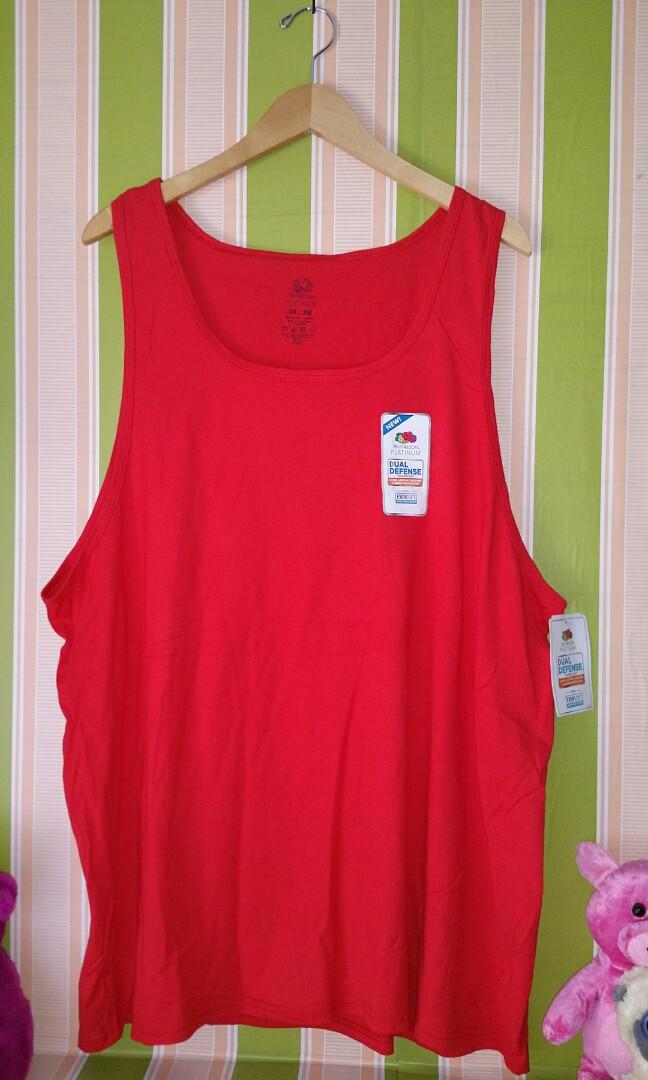 Fruit of the Loom Platinum sleeveless tank top for men, Men's Fashion, Tops & Sets, Sleep and