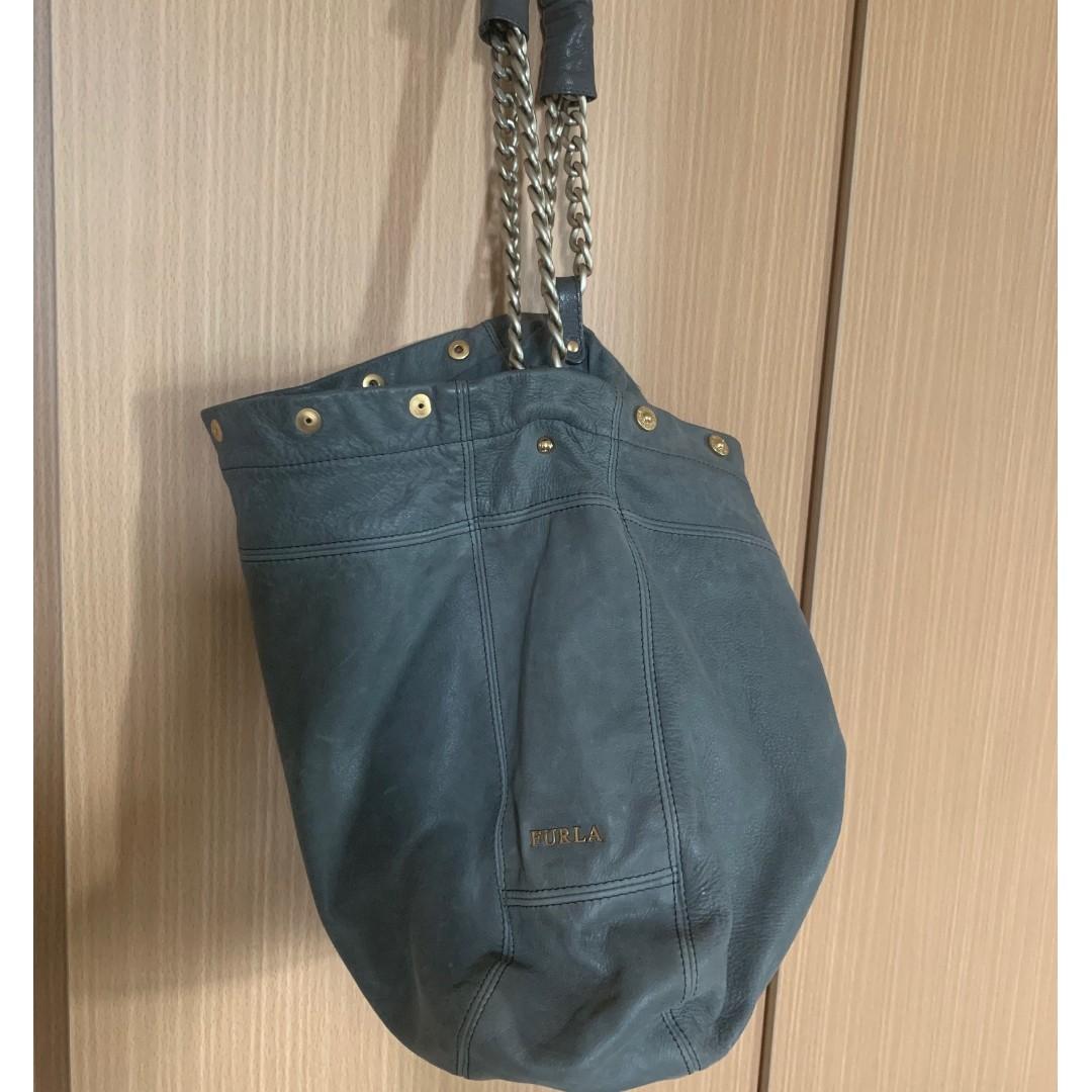 grey suede hobo bag