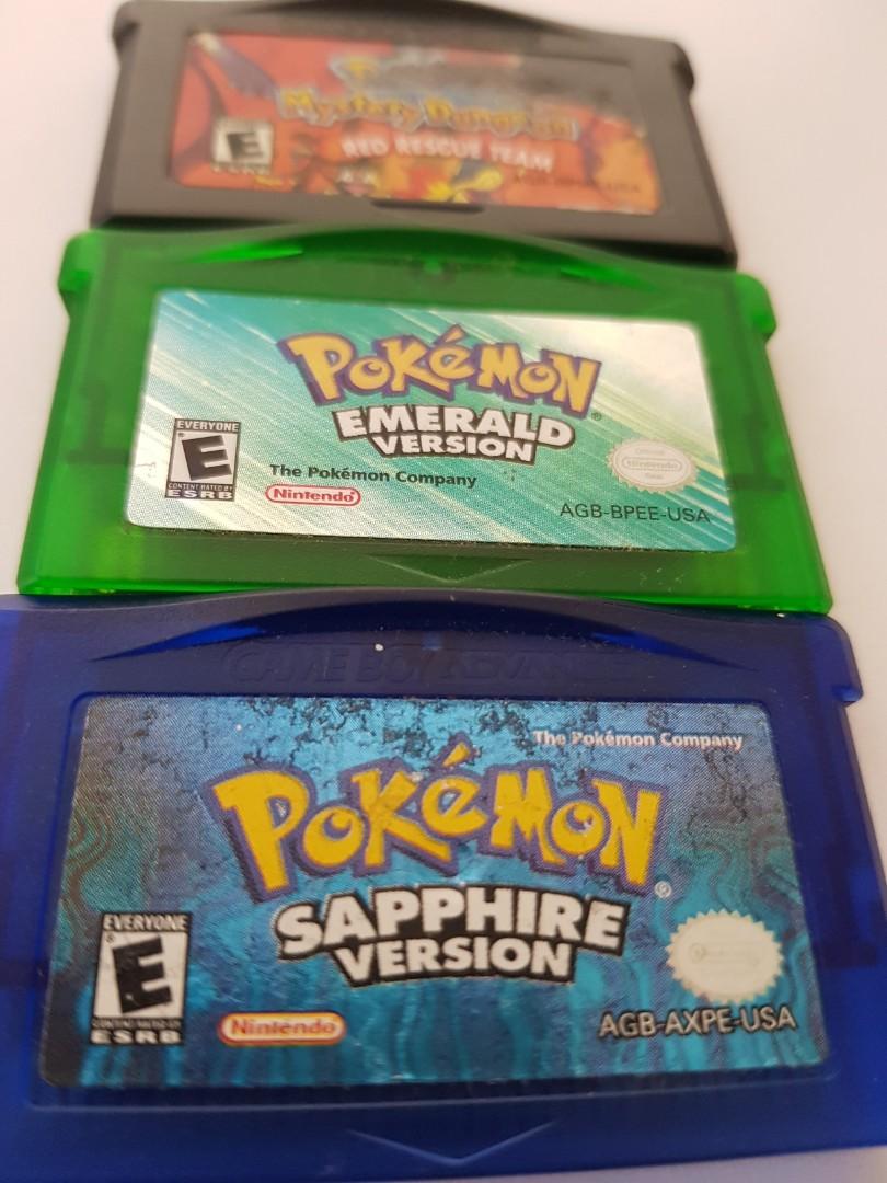 Gameboy Advance Games Pokemon Toys Games Video Gaming Video