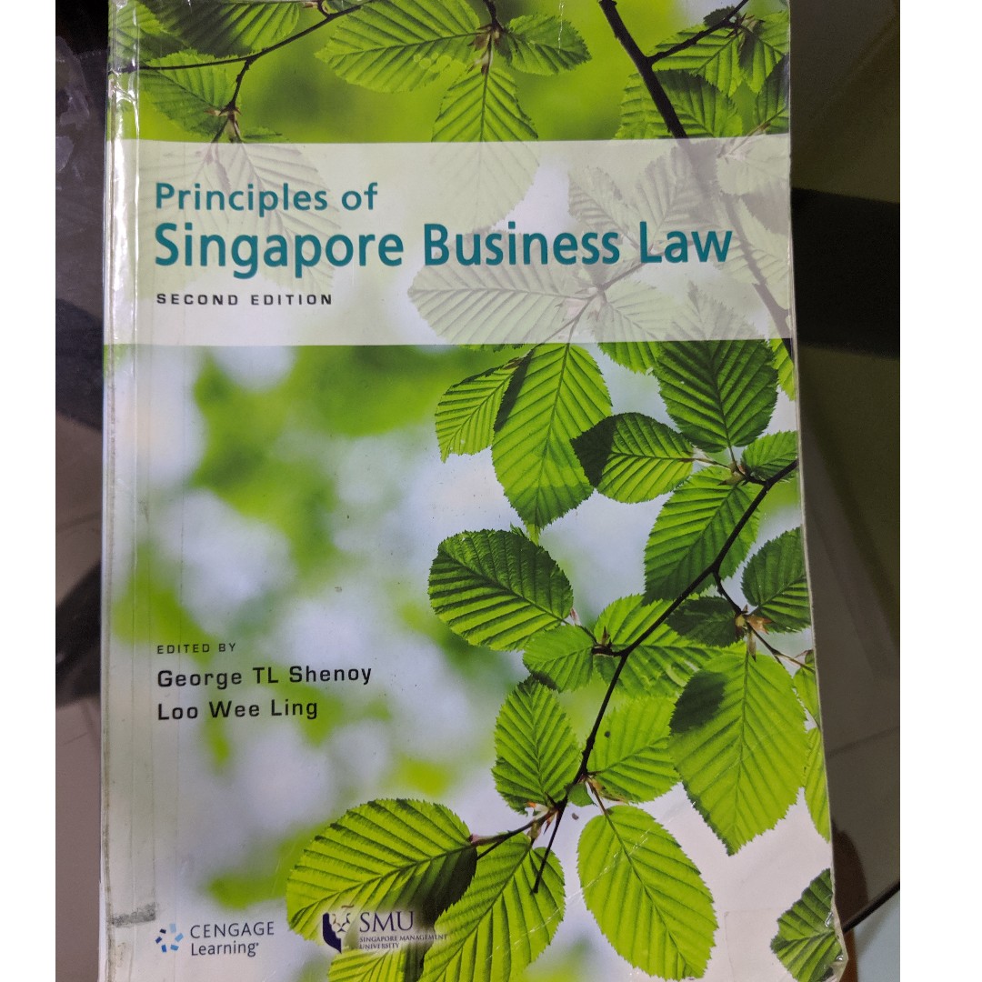 George Shenoy and Loo Wee Ling (gen. ed.), Principles of Singapore ...