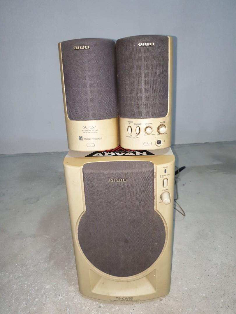 GIVING AWAY AIWA 2.1 Speakers Audio Soundbars Speakers