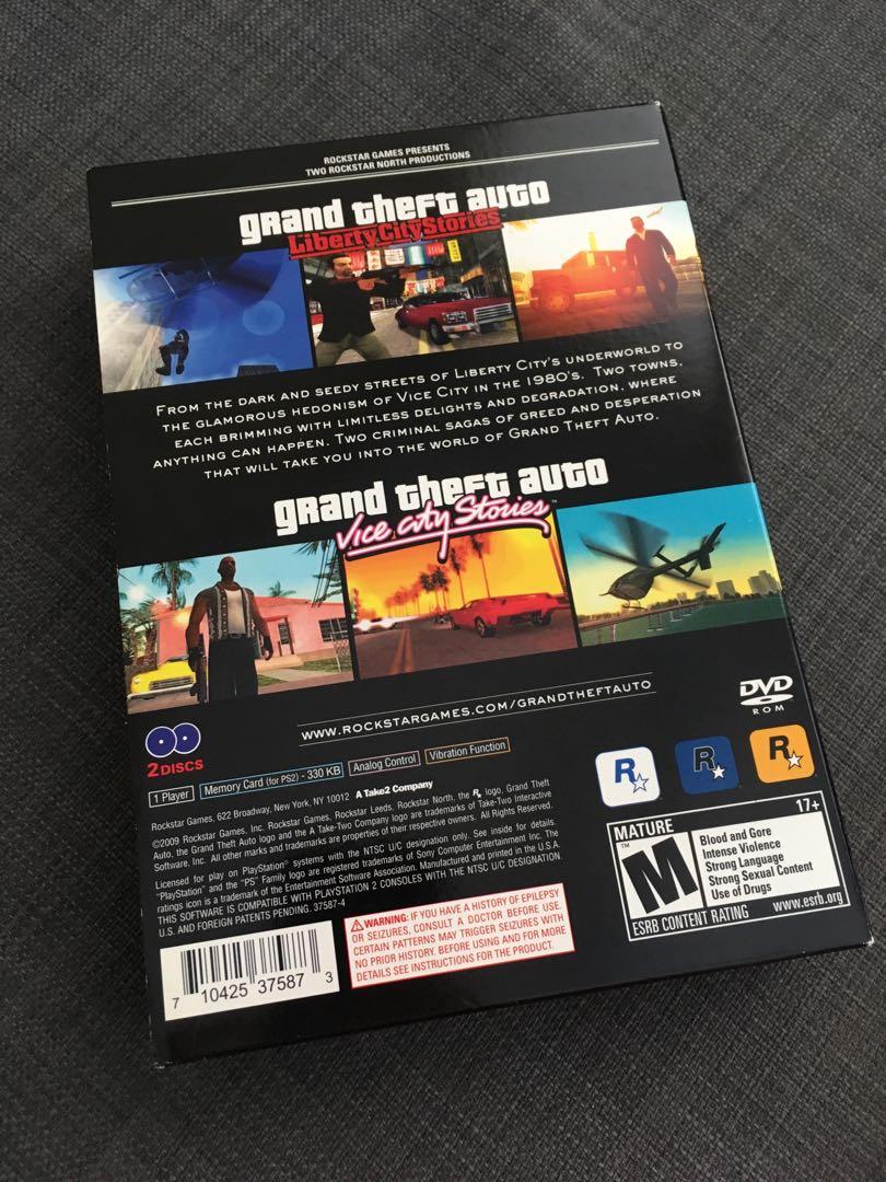 Grand Theft Auto Double Pack Liberty City Stories Vice