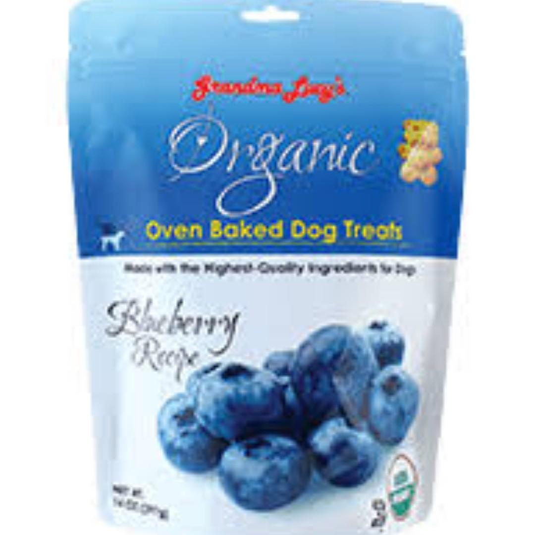 Grandma Lucy's Organic Blueberry Oven Baked Dog Treats 14oz, Food