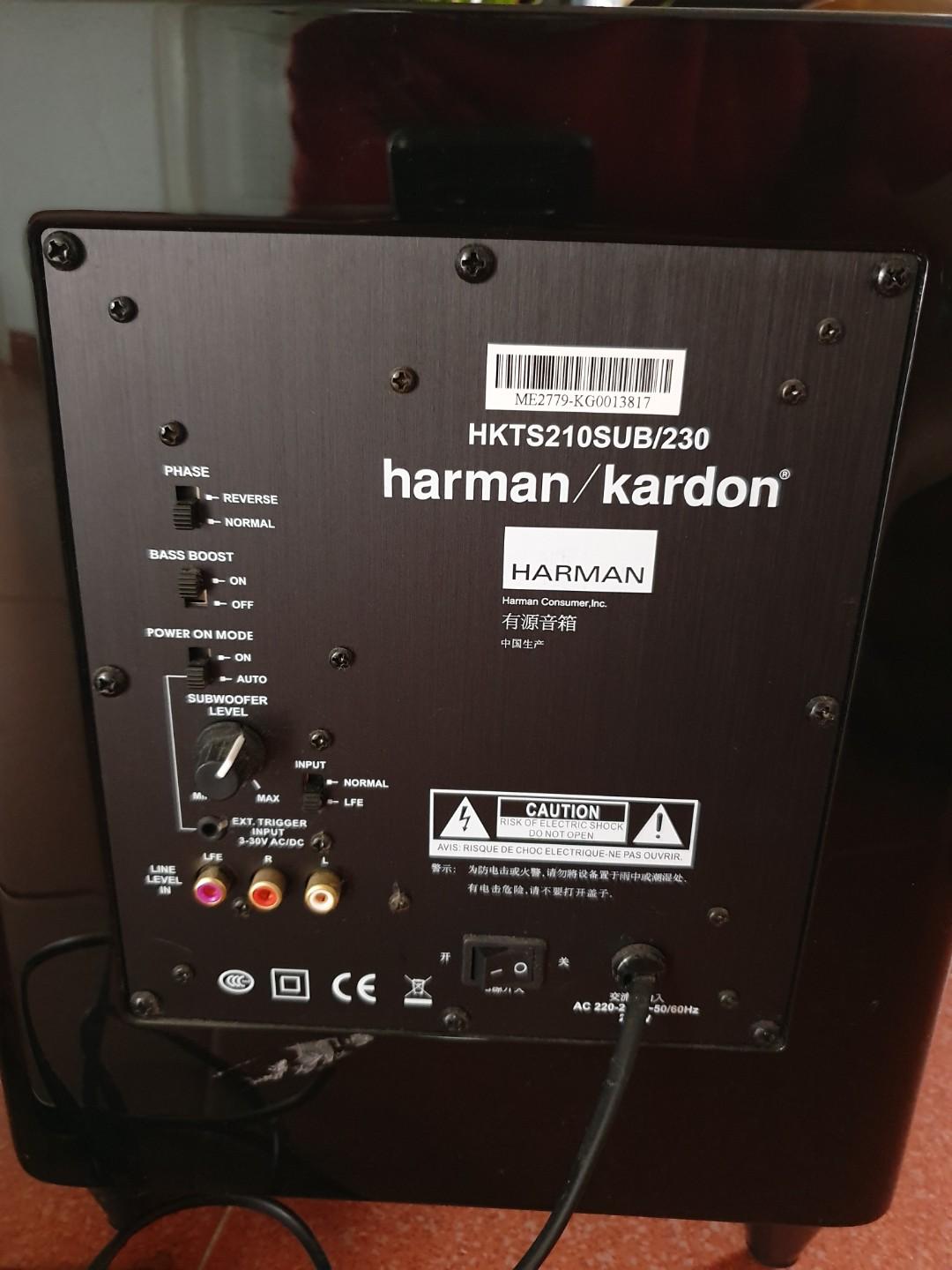 Harman Kardon Subwoofer - HKTS210SUB/230, Soundbars, Speakers & Amplifiers on Carousell