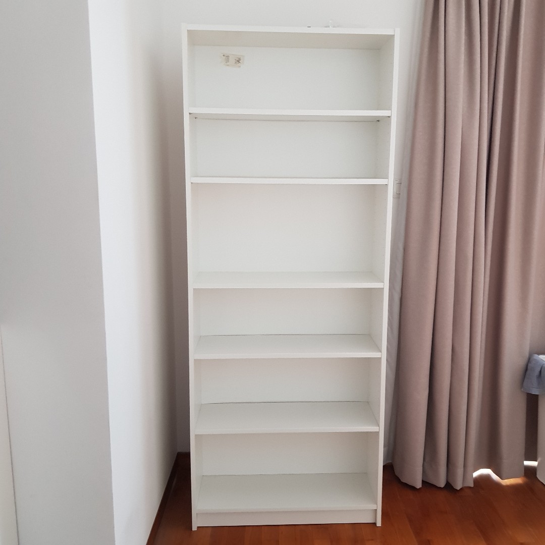IKEA BILLY Bookcase, white, 80x28x202 cm, Furniture & Living, Furniture, Cabinets & Racks on