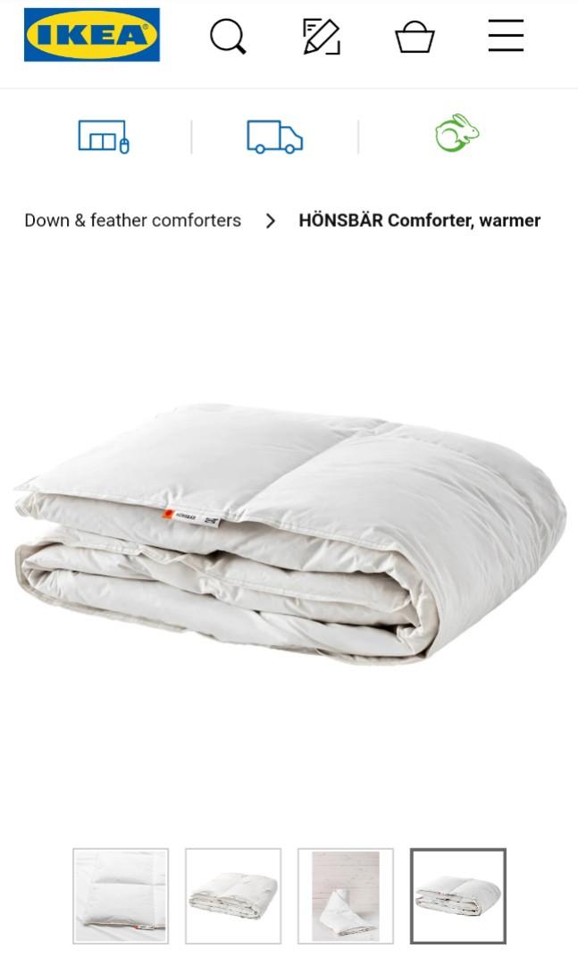IKEA Down Feather Comforter Queen Size Honsbar
