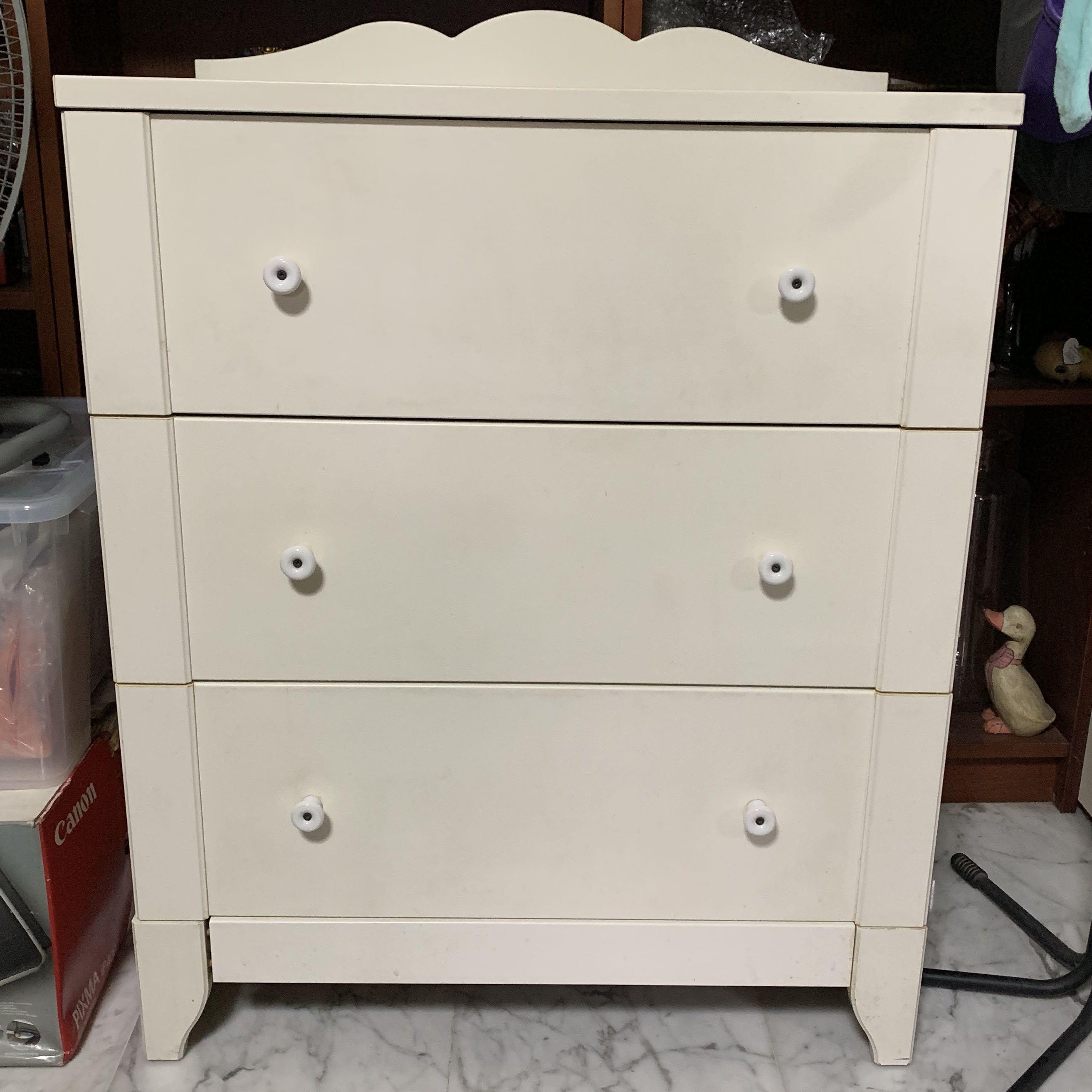 IKEA Hensvik 3 drawer chest, Furniture & Home Living, Furniture