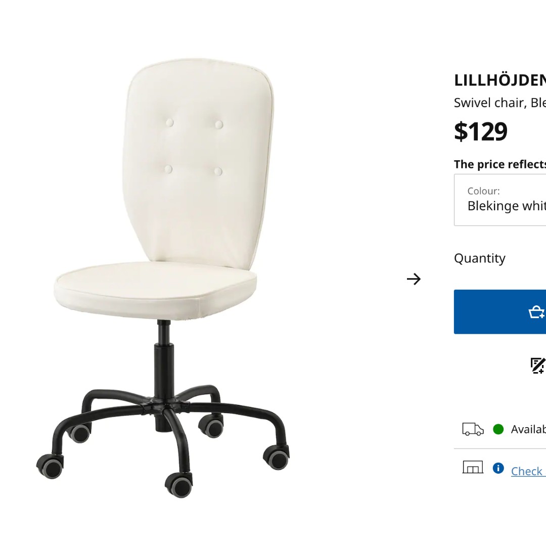 Ikea LILLH JDEN chair Furniture Home Living Furniture Chairs
