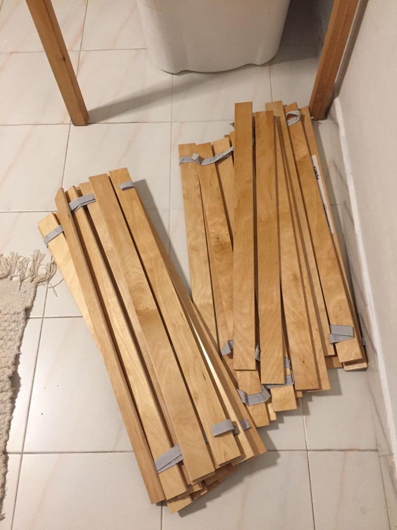 IKEA LUROY bed slats slatted bed base Furniture Home Living