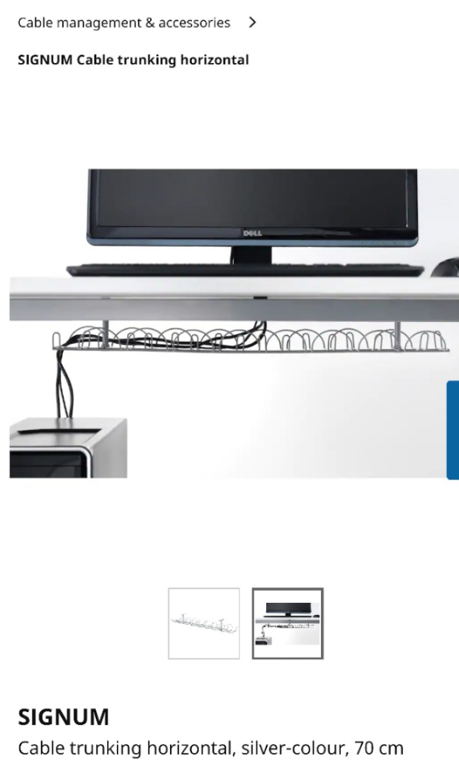 Ikea Signum Cable management Furniture Home Living Furniture