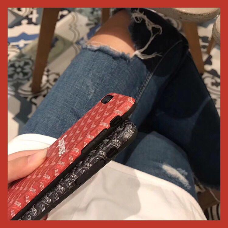 IPhone X casing Goyard X Supreme